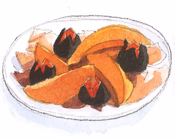 Figues et melon