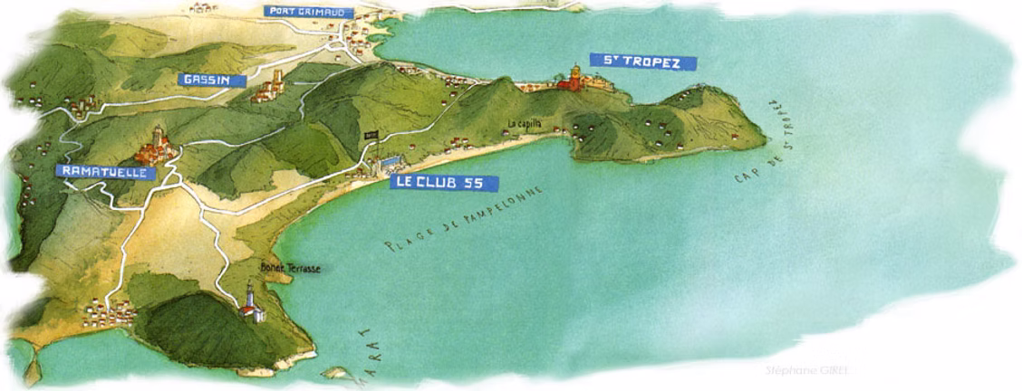 Carte de la presqu'île — Stéphane Girel