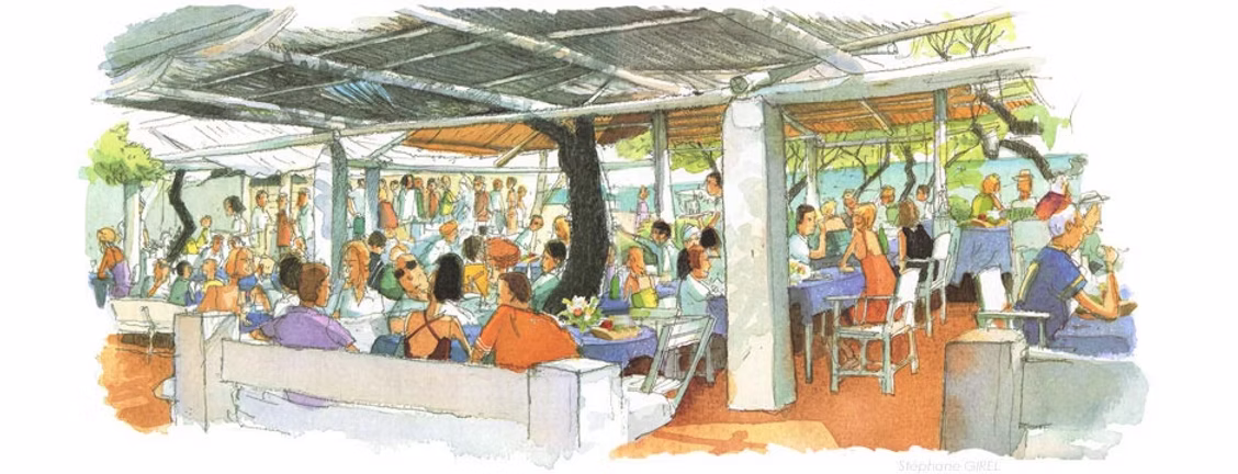 La terrasse du restaurant